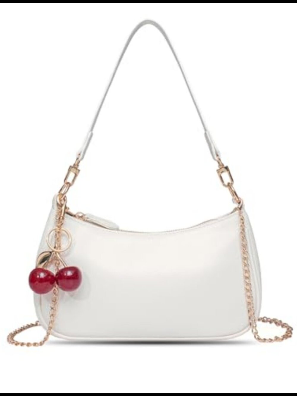 Hobo Shoulder Bag PU Leather Removable Strap Clutch Crossbody Purse